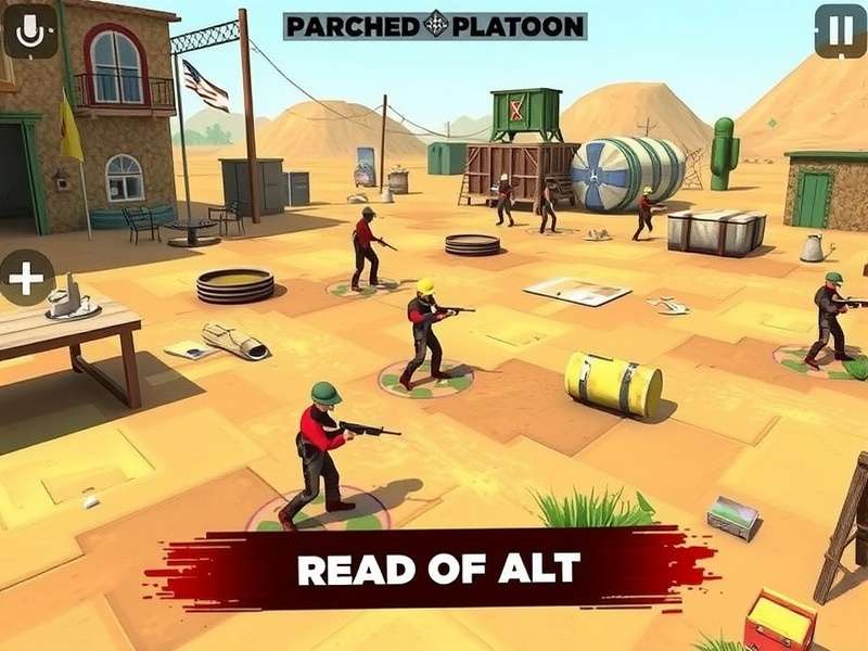 Parched Platoon Game Screenshot